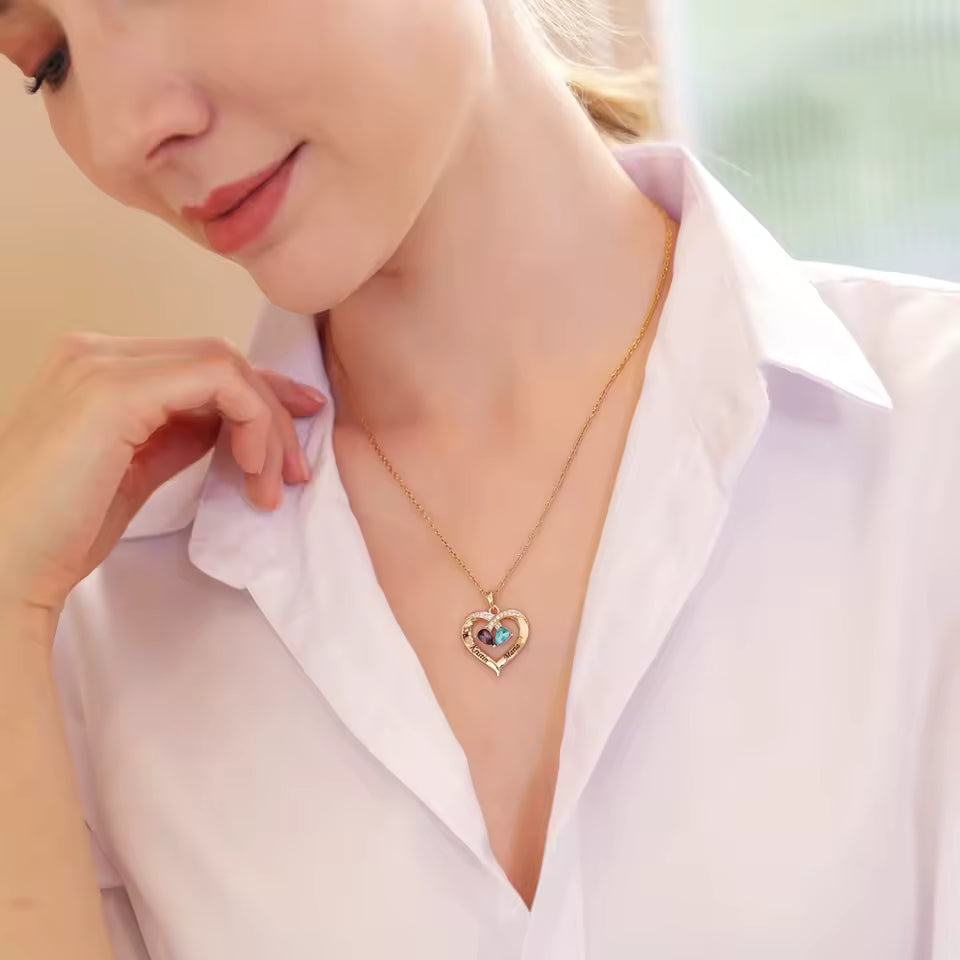 The Everheart™ Personalized Birthstone Necklace