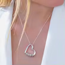 The Everheart™ Custom Name Heart Necklace